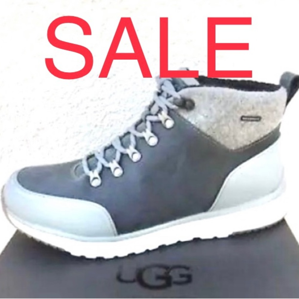 UGG boots waterproof snow boots Lace up boots Women’s 40 EU 
Blue Gray upper